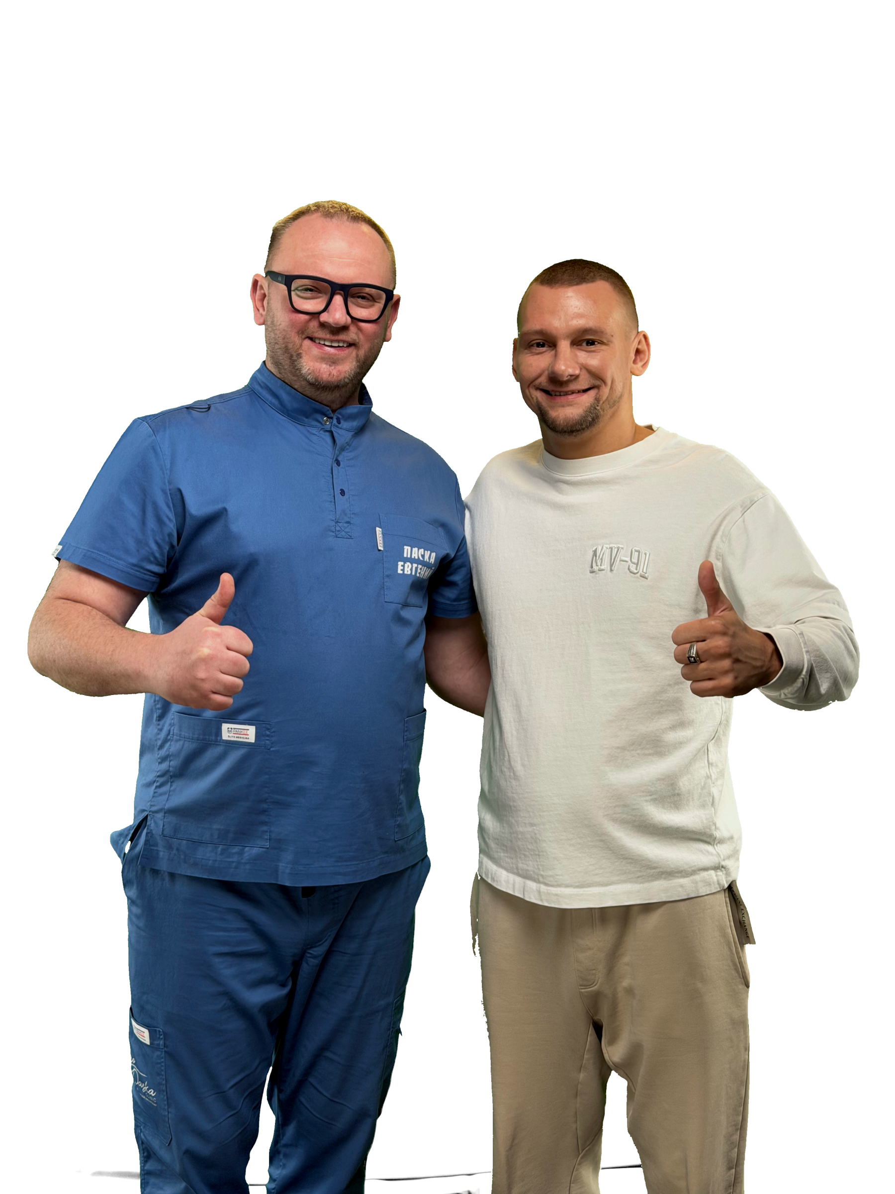 Илья Никитенко и доктор Евгений Паска